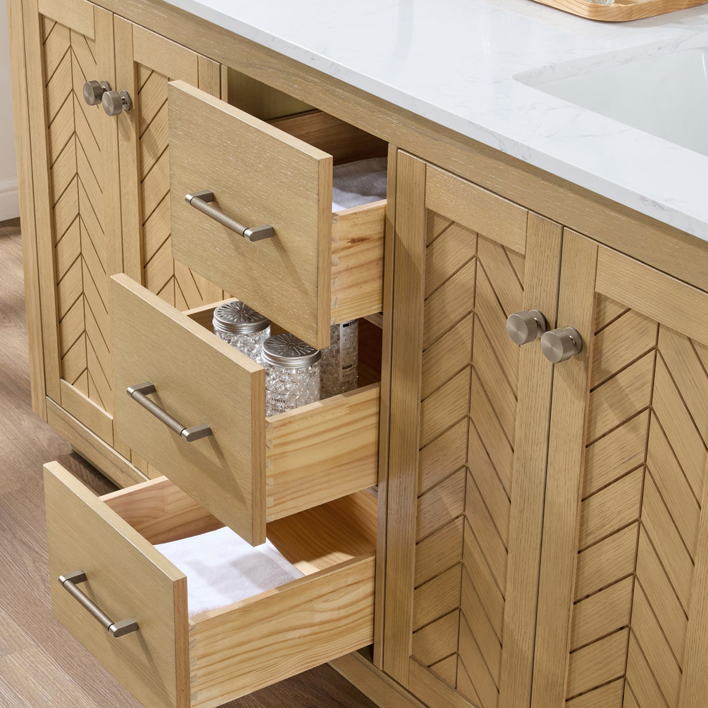 Windsor 5-1/16 in. (128 mm) Center-to-Center Textured Knurled Pull (Set of 10)