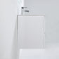 Millennium Modern Design Gloss White Bathroom Vanity Set with Cabinet and Counter Sink