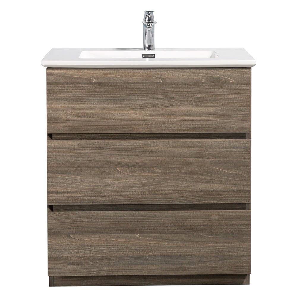 Cascade 30 in. Bathroom Furniture Set with Cabinet and Basin