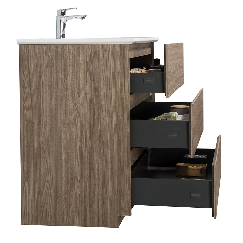 Cascade 30 in. Bathroom Furniture Set with Cabinet and Basin