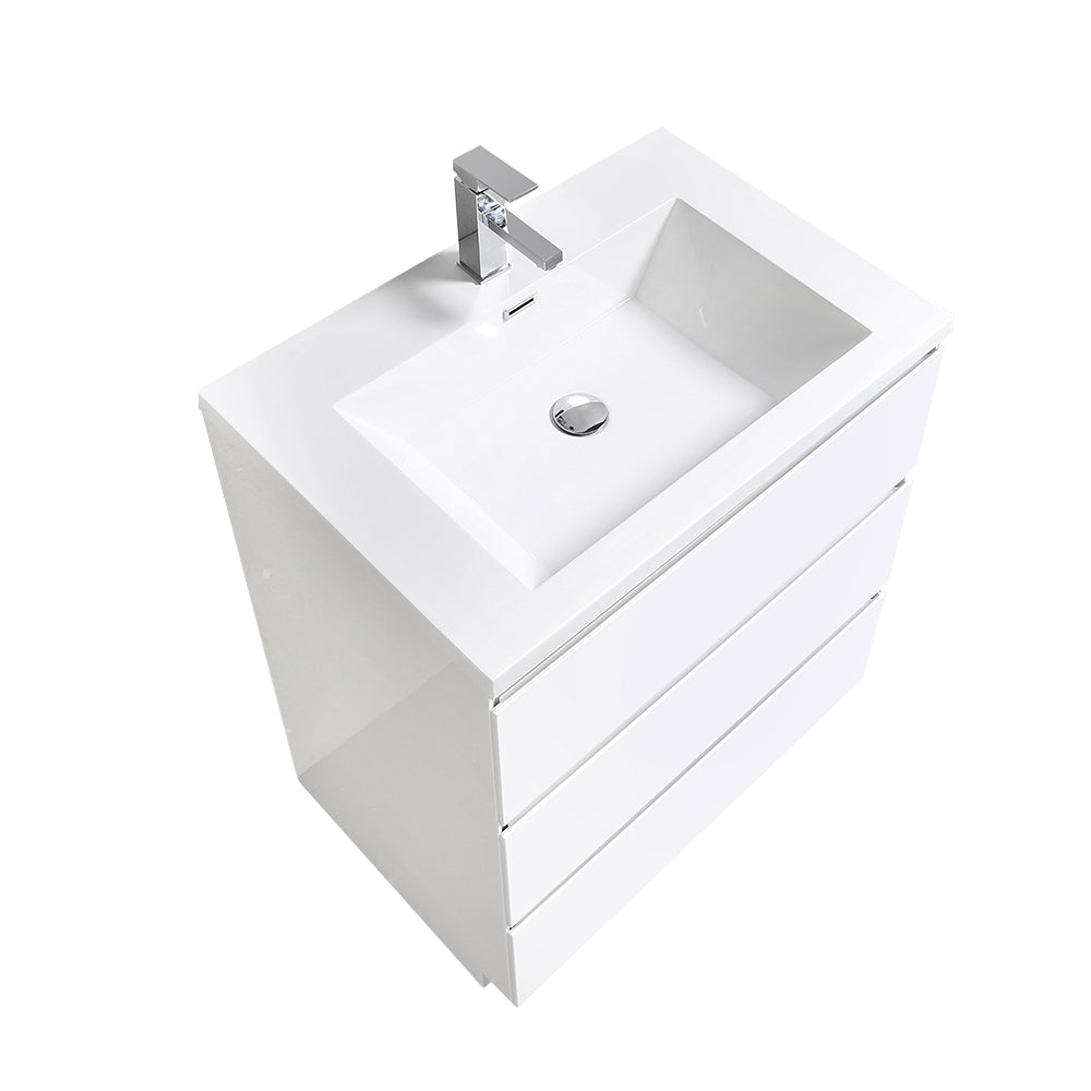 Cascade 30 in. Bathroom Furniture Set with Cabinet and Basin