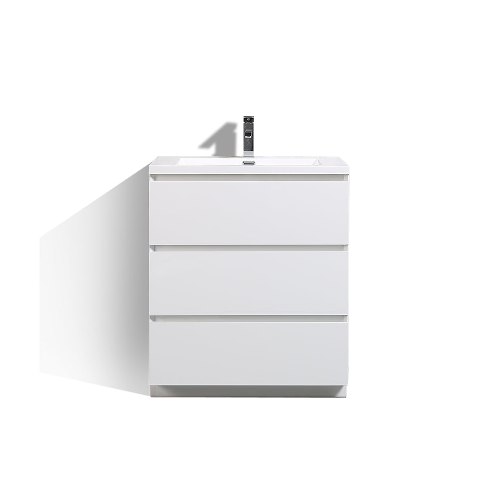Cascade 30 in. Bathroom Furniture Set with Cabinet and Basin