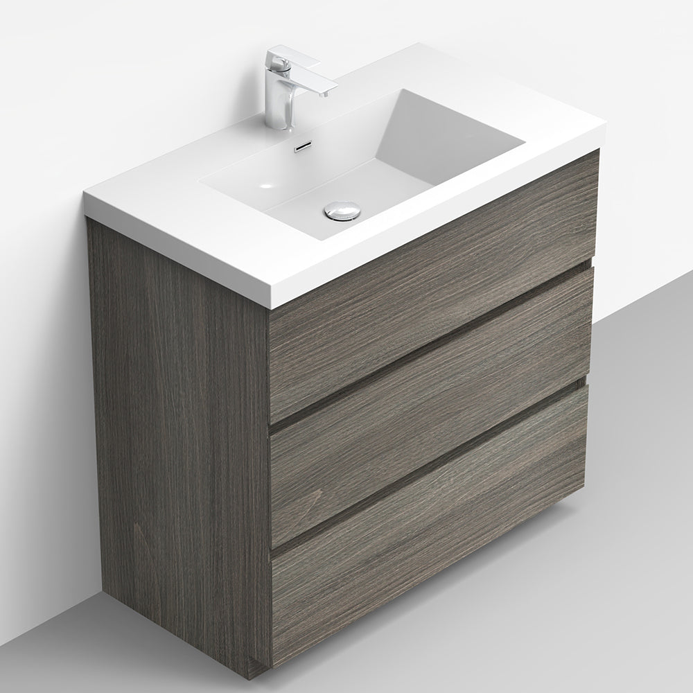 Cascade 36 in. Bathroom Furniture Set with Cabinet and Basin