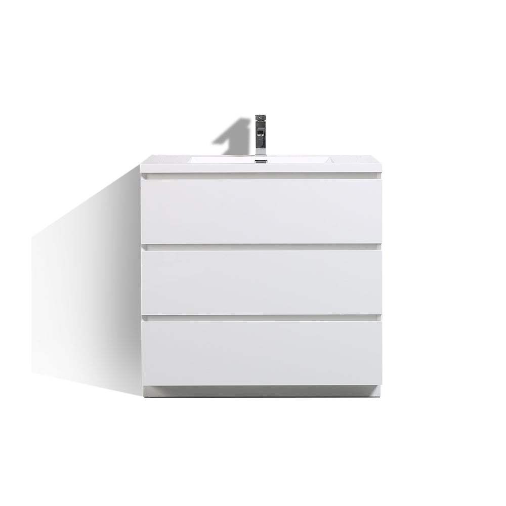 Cascade 36 in. Bathroom Furniture Set with Cabinet and Basin