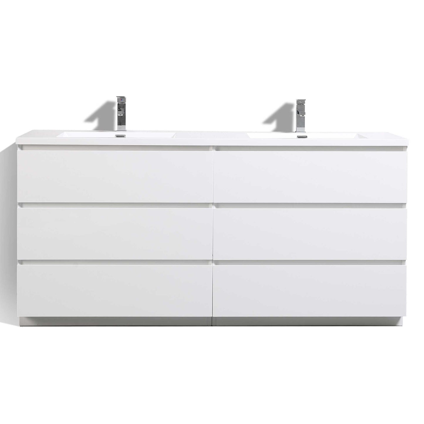 Cascade 71 in. Bathroom Furniture Set with Cabinet and Basin