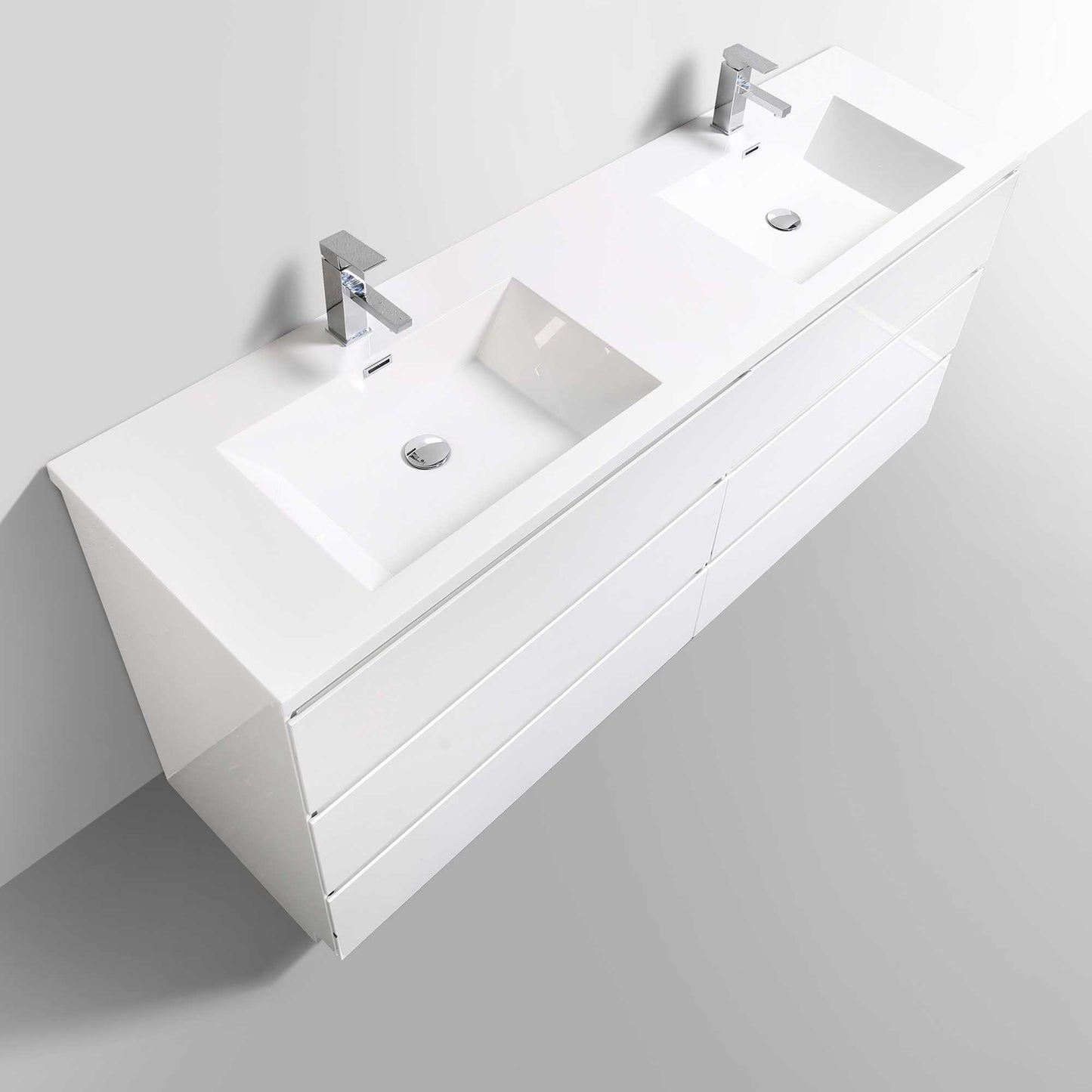 Cascade 71 in. Bathroom Furniture Set with Cabinet and Basin