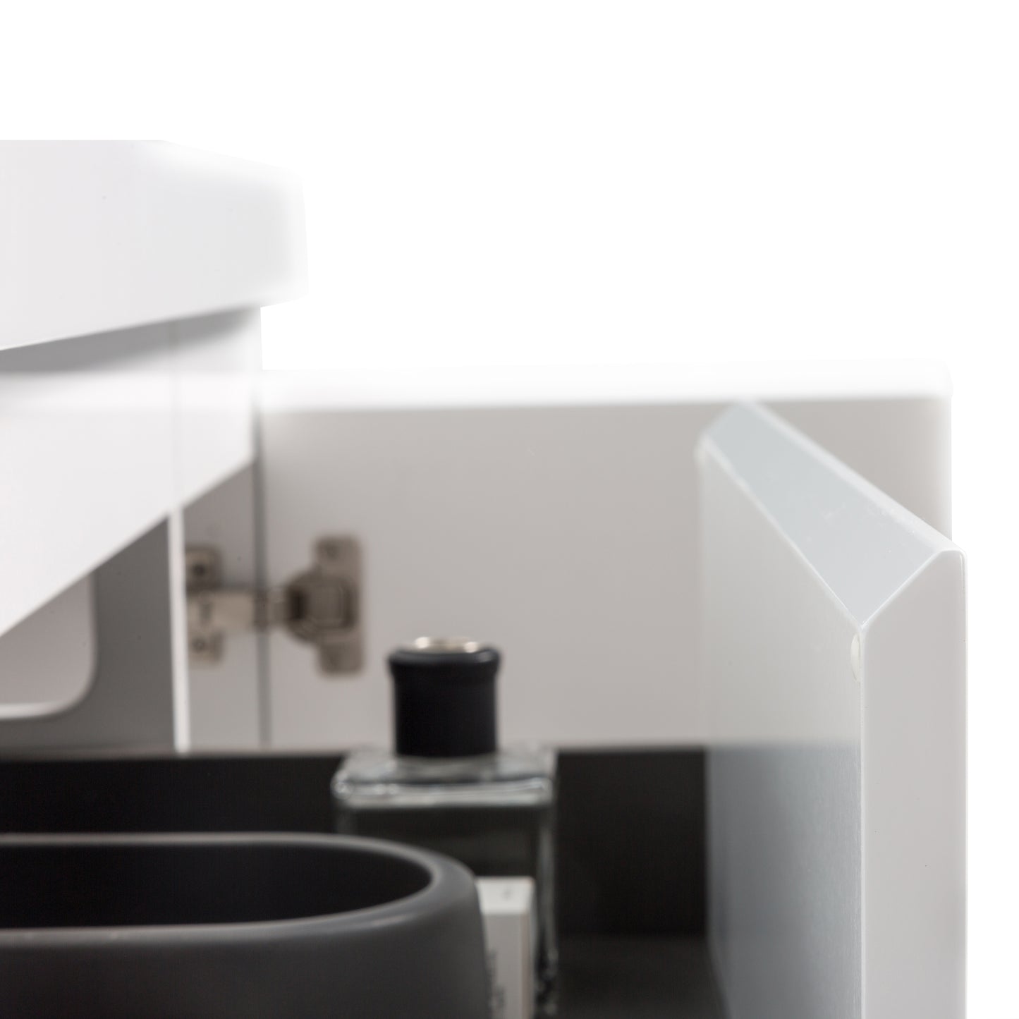 Newport Modern Design White Bathroom Furniture Set with Cabinet and Basin
