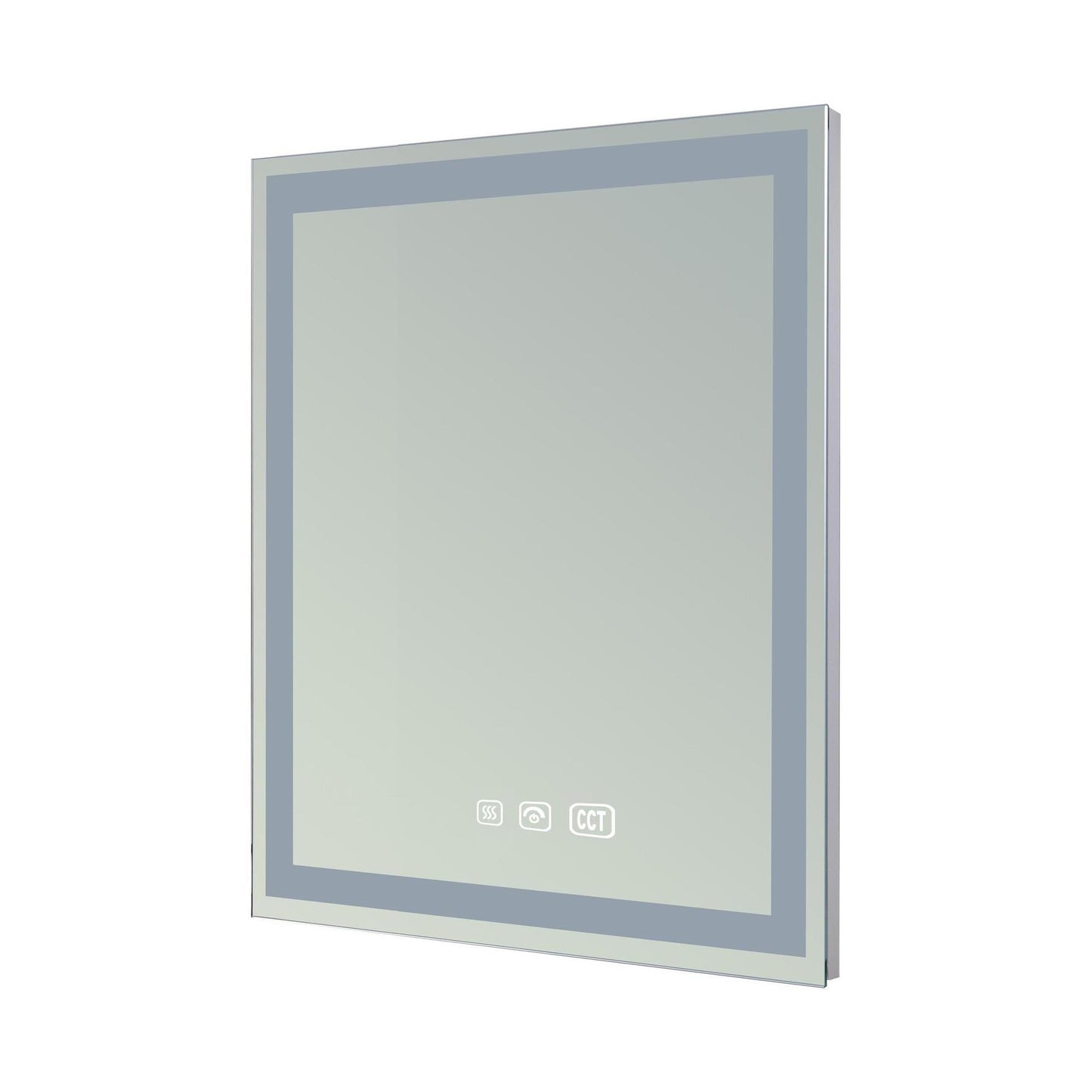 Hampton Rectangular Frameless Anti-Fog Wall Bathroom LED Vanity Mirror