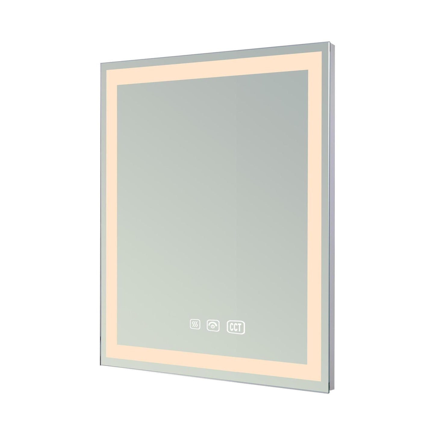 Hampton Rectangular Frameless Anti-Fog Wall Bathroom LED Vanity Mirror