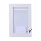 Hampton Rectangular Frameless Anti-Fog Wall Bathroom LED Vanity Mirror