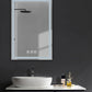 Hampton Rectangular Frameless Anti-Fog Wall Bathroom LED Vanity Mirror