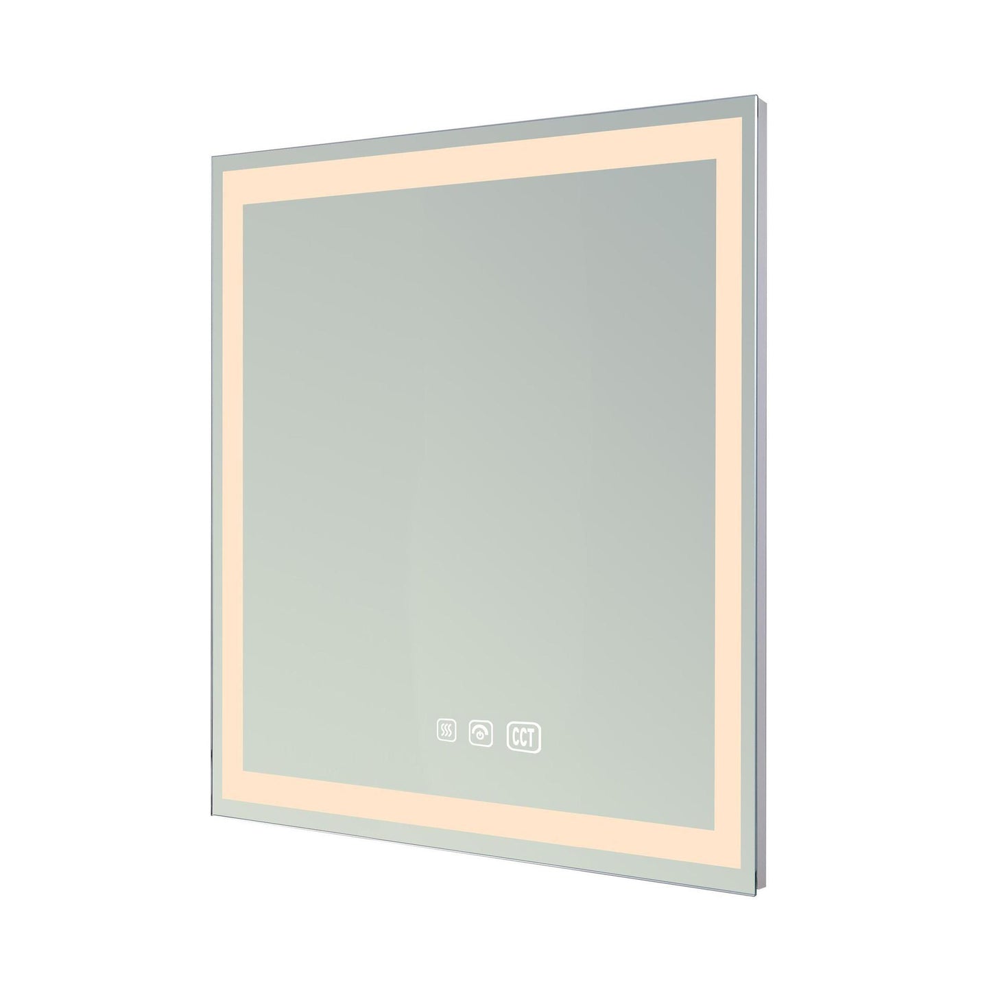 Hampton Rectangular Frameless Anti-Fog Wall Bathroom LED Vanity Mirror