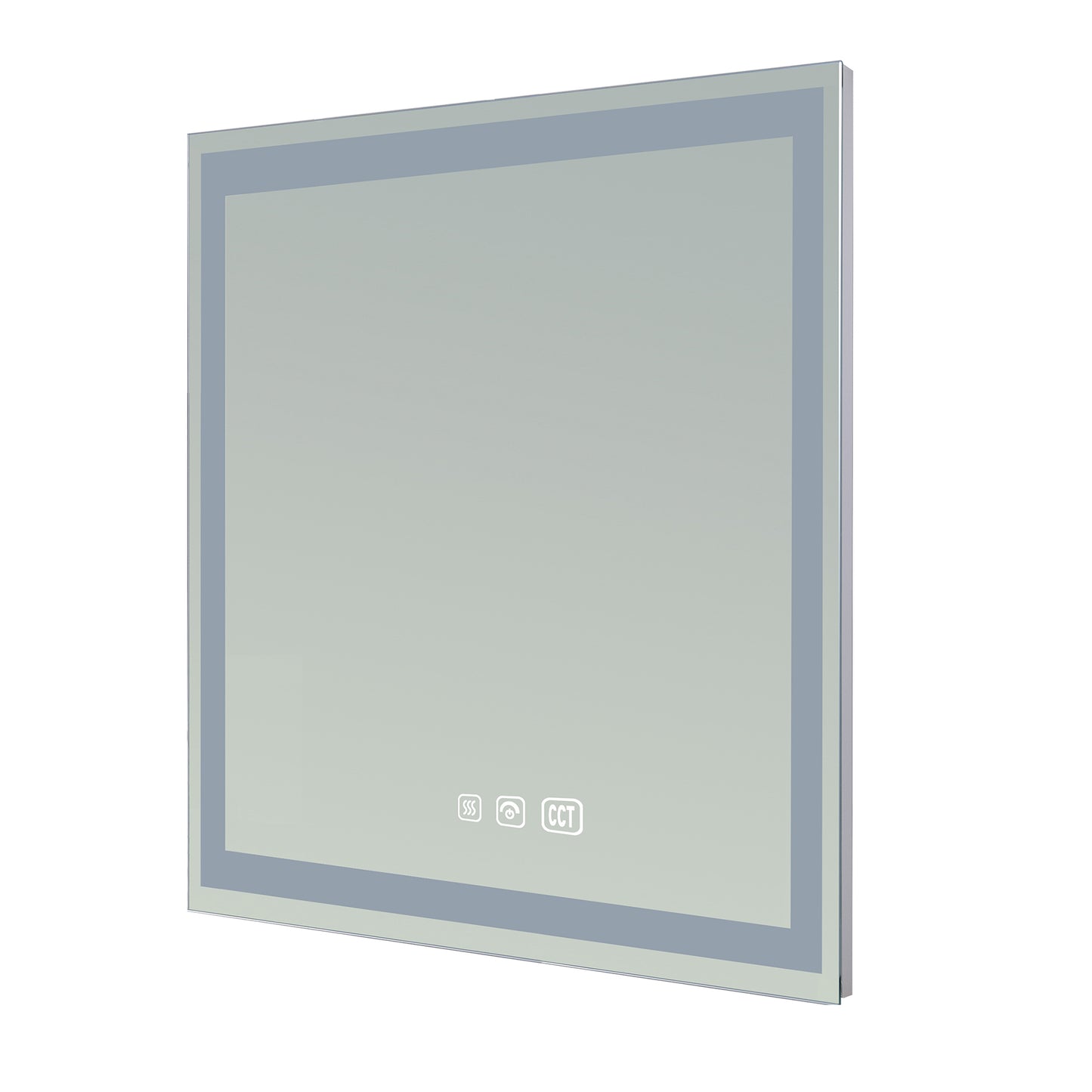 Hampton Rectangular Frameless Anti-Fog Wall Bathroom LED Vanity Mirror