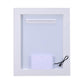 Hampton Rectangular Frameless Anti-Fog Wall Bathroom LED Vanity Mirror