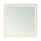 Hampton Rectangular Frameless Anti-Fog Wall Bathroom LED Vanity Mirror