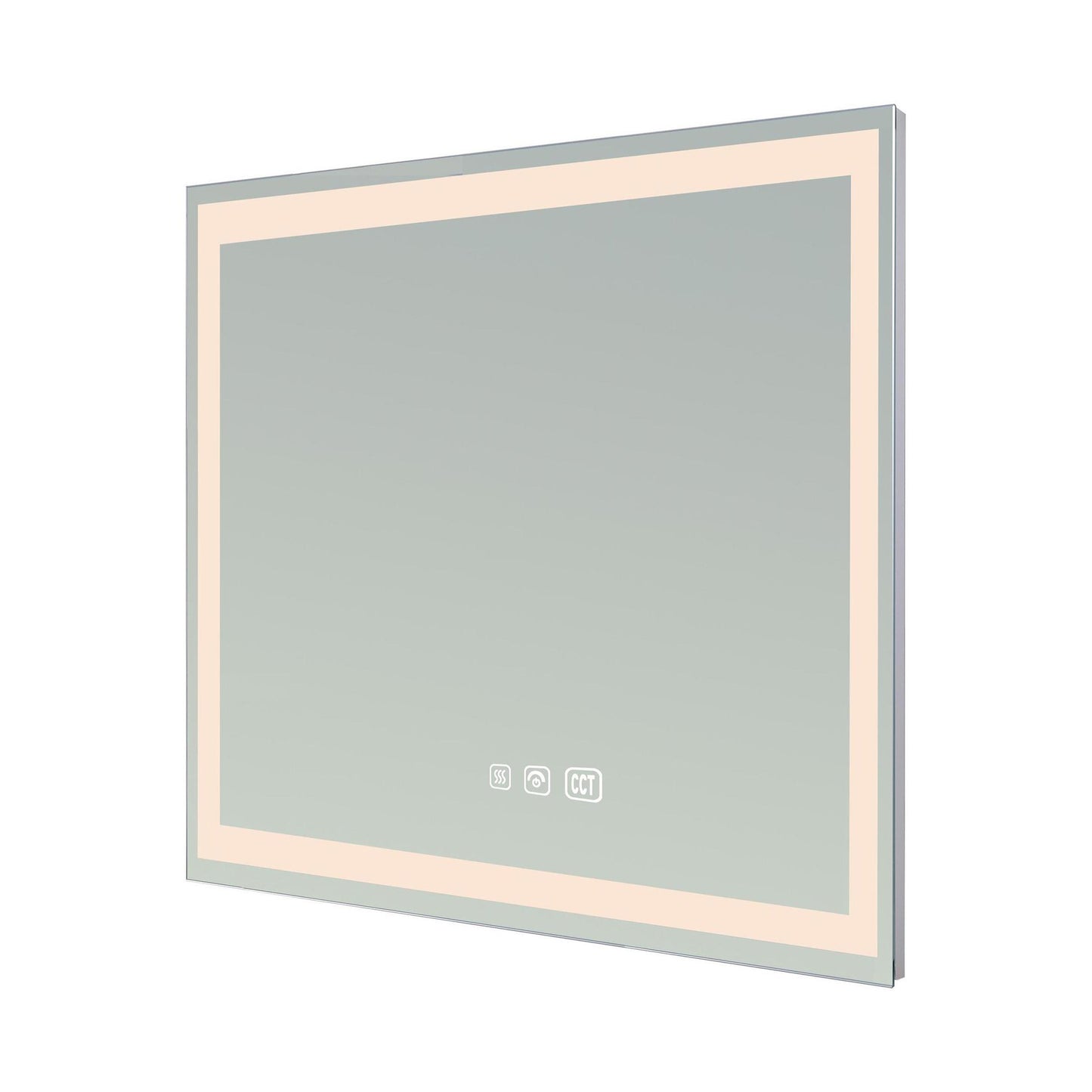 Hampton Rectangular Frameless Anti-Fog Wall Bathroom LED Vanity Mirror