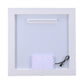 Hampton Rectangular Frameless Anti-Fog Wall Bathroom LED Vanity Mirror