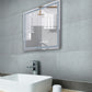 Hampton Rectangular Frameless Anti-Fog Wall Bathroom LED Vanity Mirror