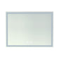 Hampton Rectangular Frameless Anti-Fog Wall Bathroom LED Vanity Mirror