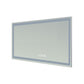 Hampton Rectangular Frameless Anti-Fog Wall Bathroom LED Vanity Mirror