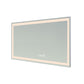 Hampton Rectangular Frameless Anti-Fog Wall Bathroom LED Vanity Mirror