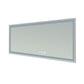 Hampton Rectangular Frameless Anti-Fog Wall Bathroom LED Vanity Mirror