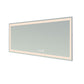 Hampton Rectangular Frameless Anti-Fog Wall Bathroom LED Vanity Mirror