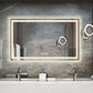 Hampton Rectangular Frameless Anti-Fog Wall Bathroom LED Vanity Mirror