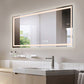 Hampton Rectangular Frameless Anti-Fog Wall Bathroom LED Vanity Mirror