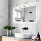 Hampton Rectangular Frameless Anti-Fog Wall Bathroom LED Vanity Mirror