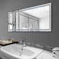 Hampton Rectangular Frameless Anti-Fog Wall Bathroom LED Vanity Mirror