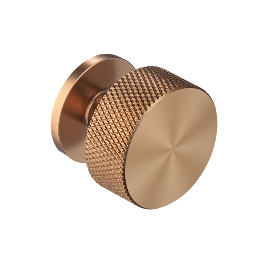 Camellia 1.28 in. (32 mm) Modern Round Cabinet Knurled Knob