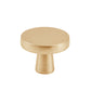 Luna 1.26 in. (32 mm) Modern Round Cabinet Knurled Knob (10-Pack)
