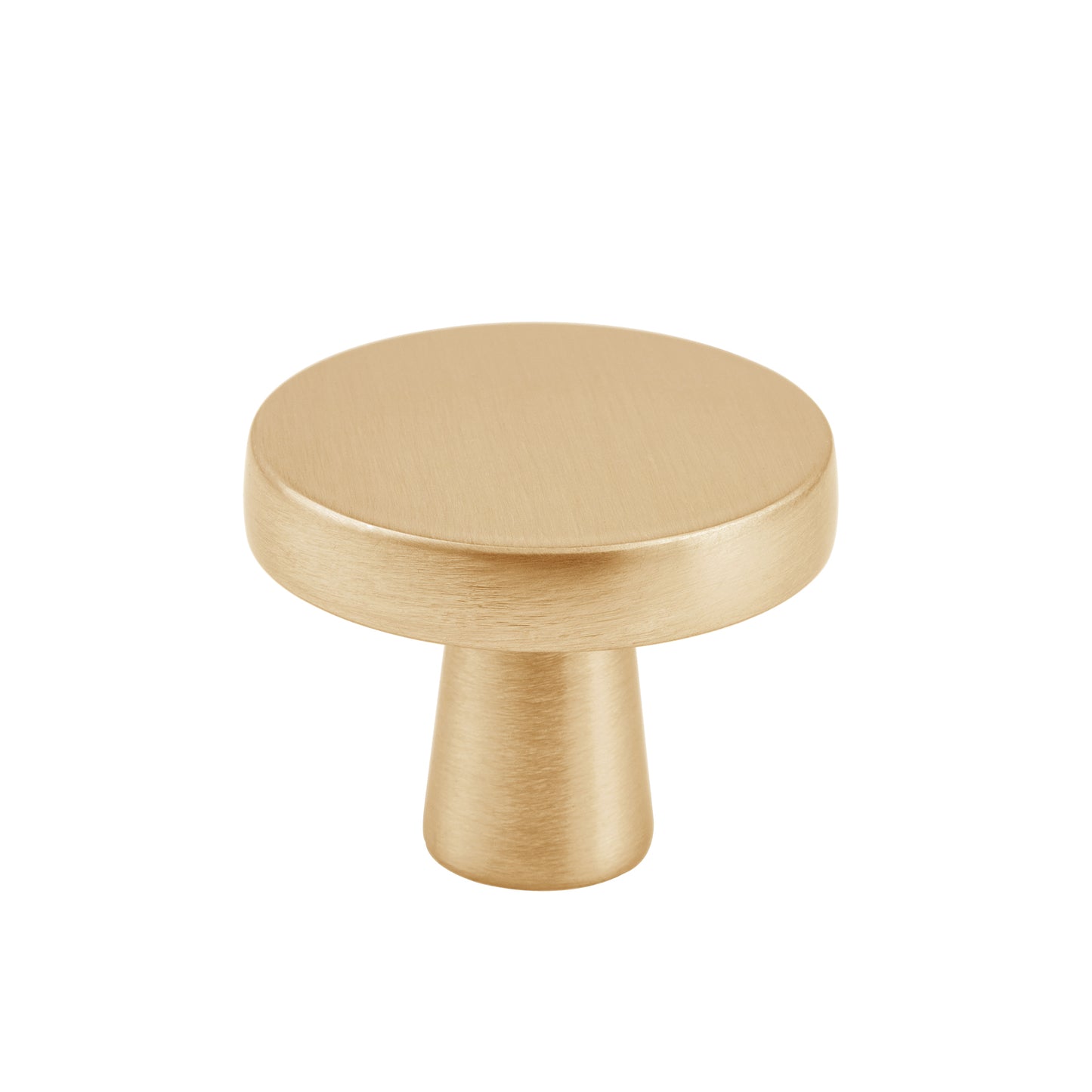 Luna 1.26 in. (32 mm) Modern Round Cabinet Knurled Knob (10-Pack)