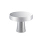 Luna 1.26 in. (32 mm) Modern Round Cabinet Knurled Knob (10-Pack)
