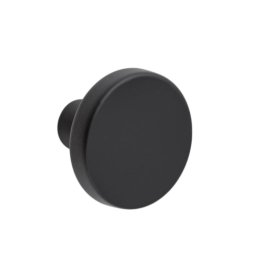 Luna 1.26 in. (32 mm) Modern Round Cabinet Knurled Knob (10-Pack)