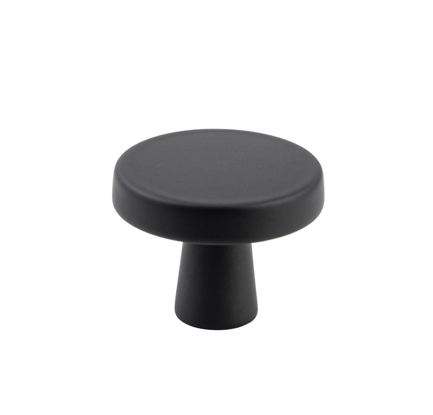 Luna 1.26 in. (32 mm) Modern Round Cabinet Knurled Knob (10-Pack)