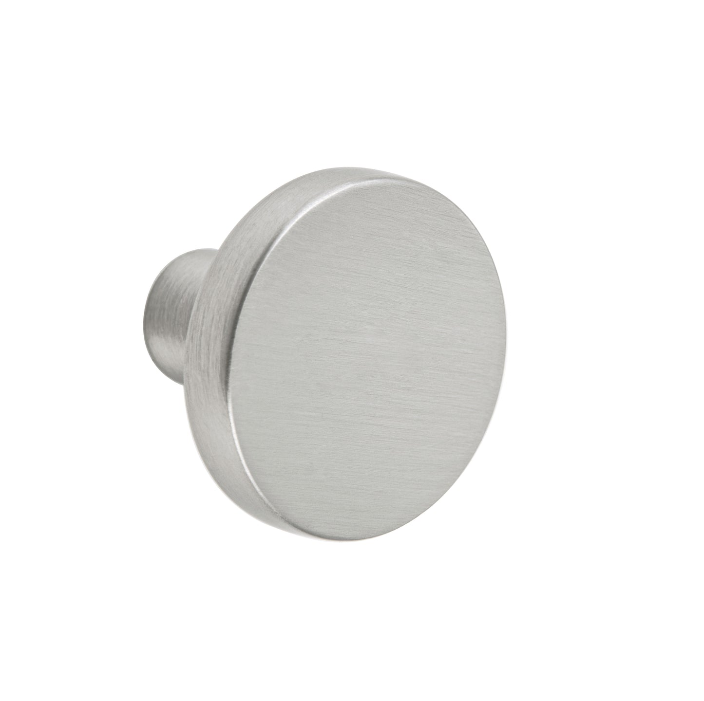 Luna 1.26 in. (32 mm) Modern Round Cabinet Knurled Knob (10-Pack)