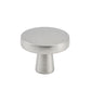 Luna 1.26 in. (32 mm) Modern Round Cabinet Knurled Knob (10-Pack)
