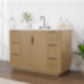 Evelyn Freestanding Bathroom Vanity in Nature Oak with Quartz Countertop