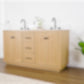 Charlotte Freestanding Bathroom Vanity in Nature Oak with Engineered Stone Countertop