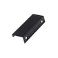 Center-to-Center Matte Black Finger Edge Tap Cabinet Pull