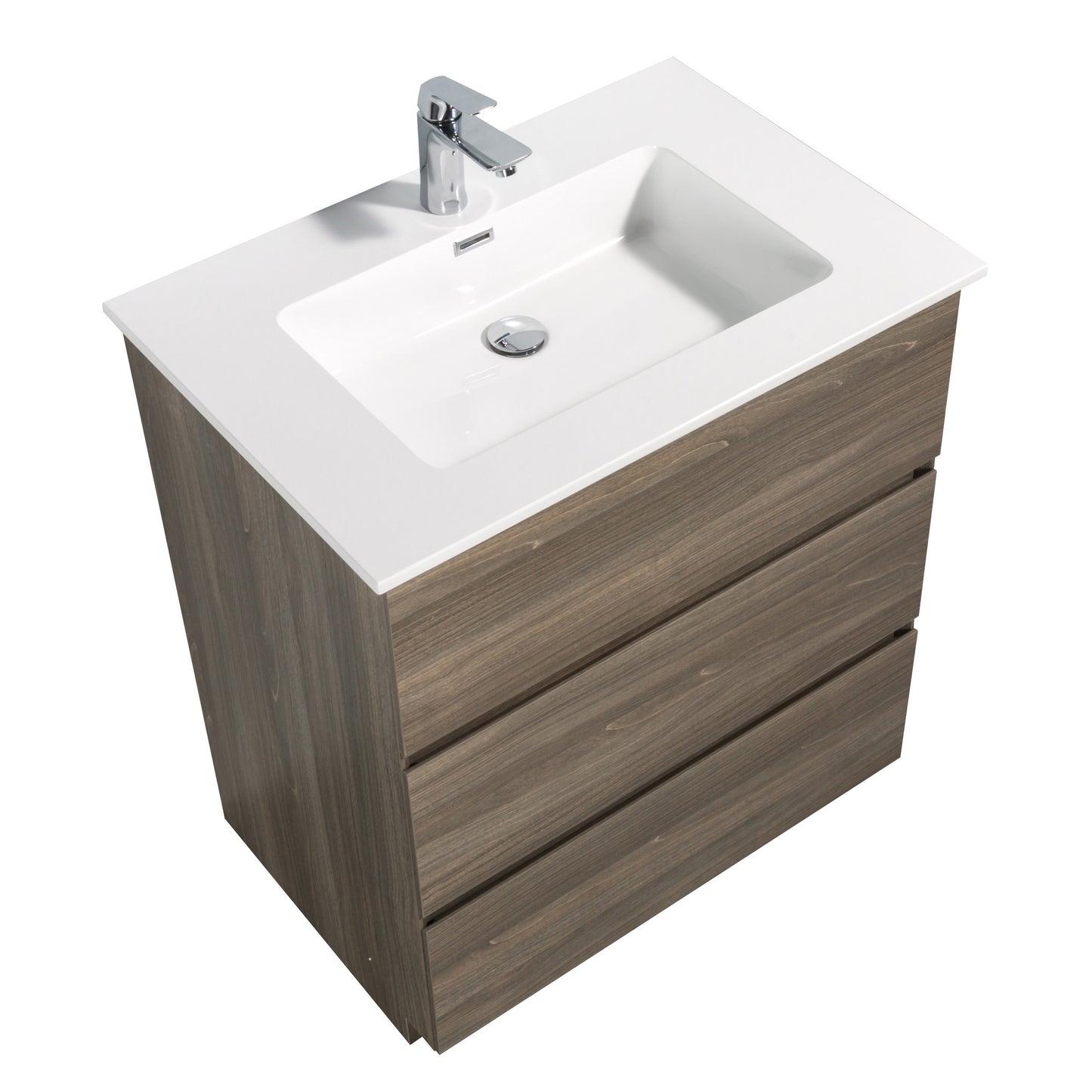 Cascade 30 in. Bathroom Furniture Set with Cabinet and Basin