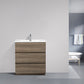 Cascade 30 in. Bathroom Furniture Set with Cabinet and Basin