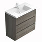 Cascade 36 in. Bathroom Furniture Set with Cabinet and Basin
