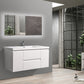 Newport Modern Design White Bathroom Furniture Set with Cabinet and Basin